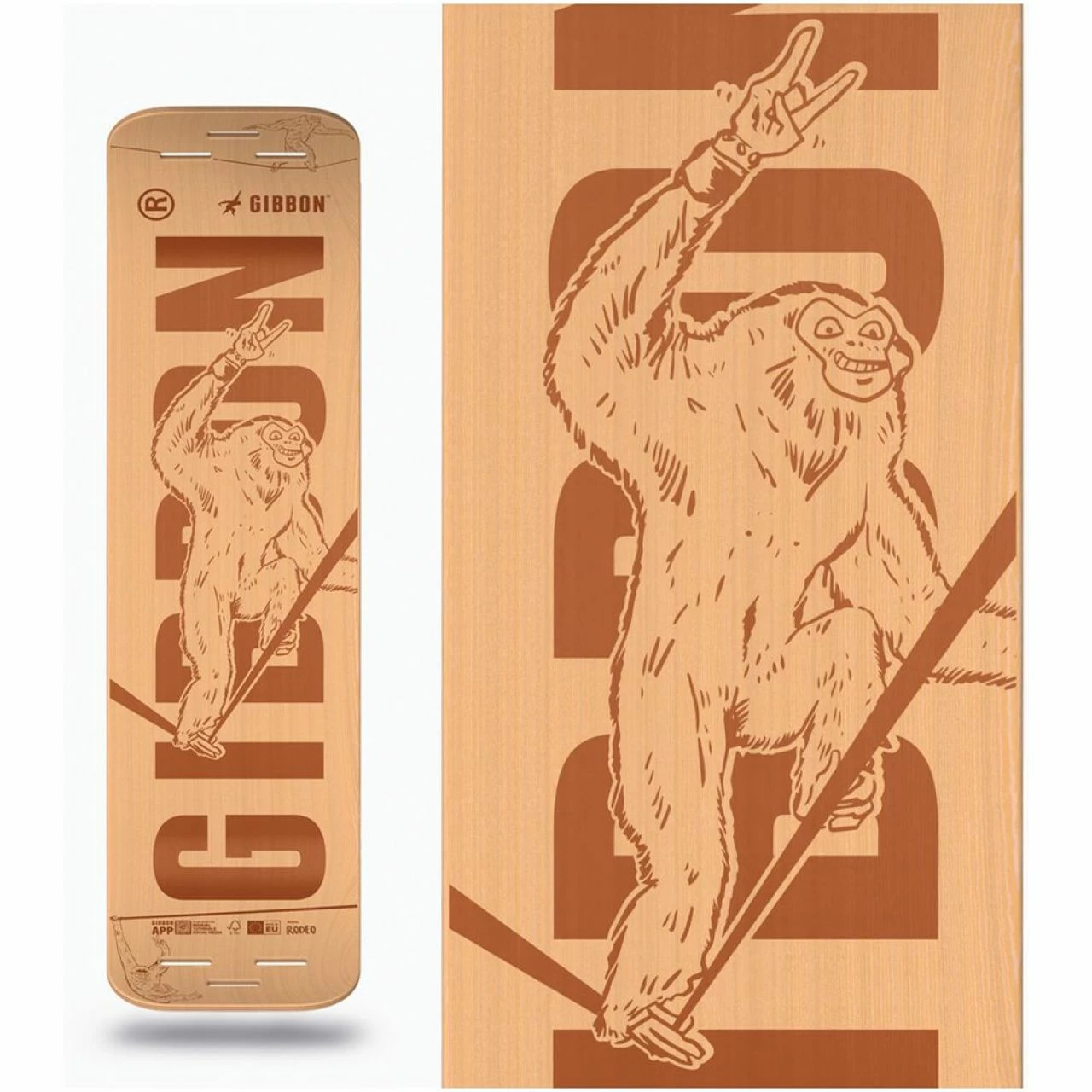 Gibbon Giboard Set - Roots Rocker With Travel Line - Image 6