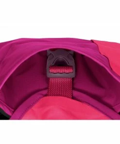 Ruffwear Sun Shower Raincoat 21 Ruffwear Sun Shower Raincoat -Leki Sales Shop Web JPG 05303 Sun Shower Hibiscus Pink Buckle Detail rsz 01886.1657133798