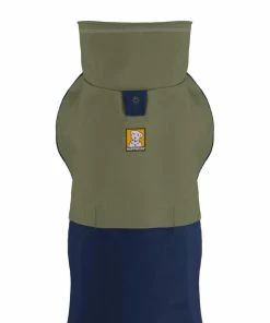 Ruffwear Sun Shower Raincoat 26 Ruffwear Sun Shower Raincoat -Leki Sales Shop Web JPG 05303 Sun Shower Midnight Blue Neck Detail rsz 69871.1657133799