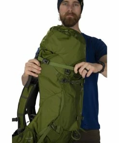 Osprey Aether 55 - Men's 27 Osprey Aether 55 - Men's -Leki Sales Shop aether55 s21 detail12 garlicmustardgreen rsz 37076.1626823570