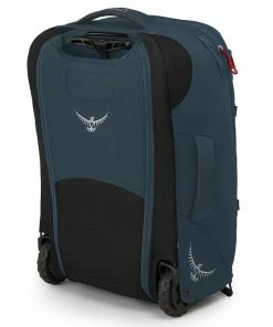 Osprey Farpoint Wheeled Travel Pack 36 - Men's 16 Osprey Farpoint Wheeled Travel Pack 36 - Men's -Leki Sales Shop farpointwhldtp36 s22 sideback2 mutedspaceblue rsz 64490.1667850904