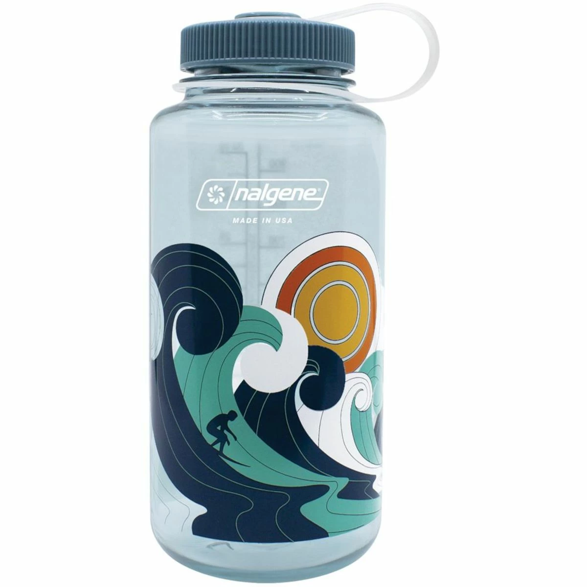 Nalgene Retro Print Wide Mouth 1 Quart - Surfer